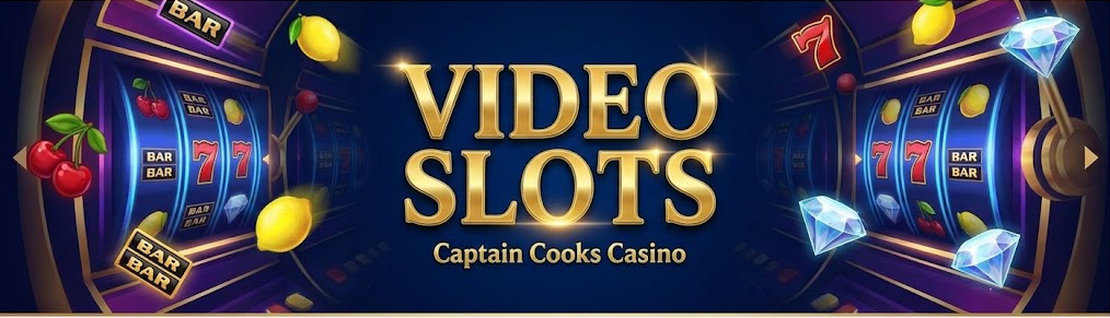 Captain Cooks Casino video slots